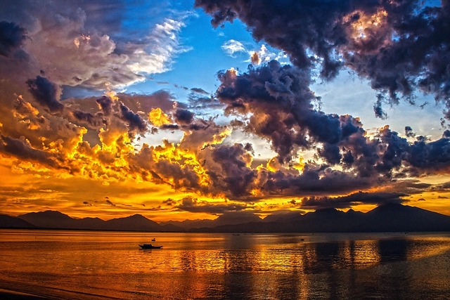 sea, sunset, boat, dusk, ocean, nature, water, scenery, scenic, countryside, cloudy, da nang bay, sea, sea, sunset, sunset, sunset, sunset, sunset, ocean, water