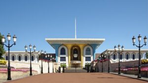 oman, muscat, nutmeg, capital city, city, building, palace qaṣr al-ʿalam, palace, lanterns, oman, oman, oman, oman, oman