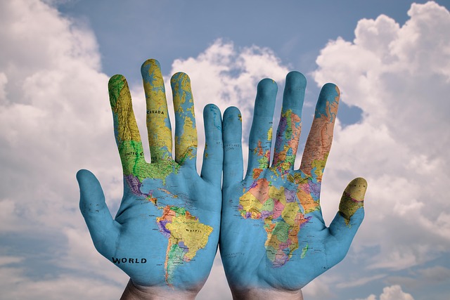 hands, world, map, global, earth, world map, globe, continents, palms, fingers, idea, concept, world, world, world, world, world, map, earth, earth, globe